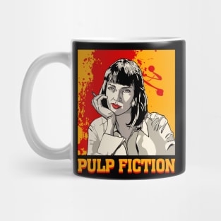 Uma Thurman pulp fiction Mug